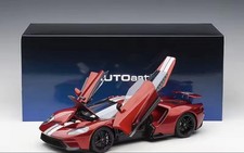 AUTOart 1/18 Ford GT Red white Line