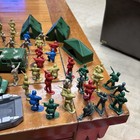 Huge Vintage Army Men Lot 125+ Soldiers Tanks Vehicles PPC Processed Plastic USA — photo 5
