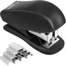 Mini Stapler with 25 Sheet Capacity, 640 Standard Staples, Easy to Carry and Sto