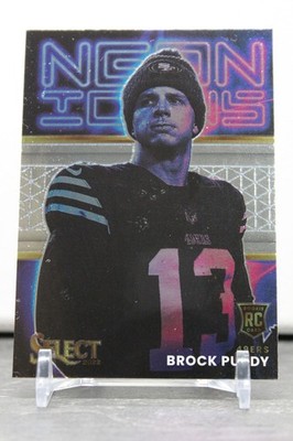 Select Football 2022 Neon Icons RC Brock Purdy No.15 San Francisco 49ers