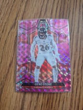 2024 Panini Mosaic - Geno Stone #49 Camo Pink Mosaic Prizm (RC)
