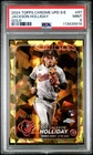 2024 TOPPS CHROME SAPPHIRE UPDATE SER GOLD #97 JACKSON HOLLIDAY RC 35/50 PSA 9