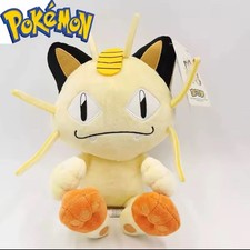 New Meowth Tomy Plush Stuffed Toy Nintendo An...