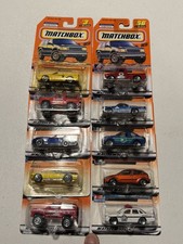 Matchbox 1999-2001 Ford, Police, Dodge, Chevy Lot Of 10