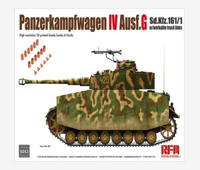 RYEFIELD RM5053 1:35 Scale Panzerkampfwagen IV Ausf. G sd.kfz.161/1 Model Kit