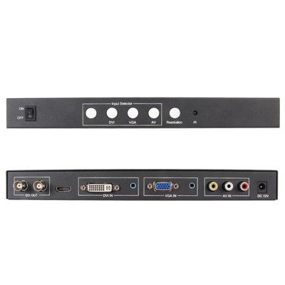 Multi Video Format To SDI Converter HD 3G SDI 1080P60 HD Multimedia Interface CB
