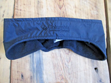 Columbia Nylon Shell Ear Warmer Headband Fleece Lined L/XL Unisex Black Winter
