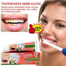 30 2F100g Herbal Clove Toothpaste - Antibacterial Teeth Whitening Breath  
