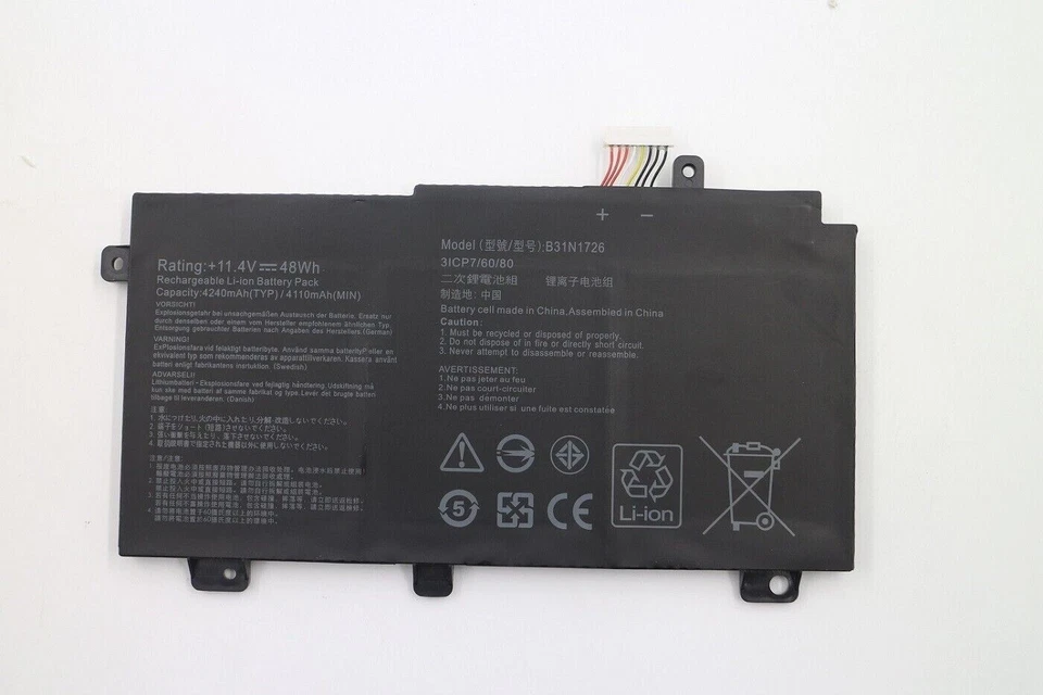 ✅Batería Original B31N1726 Para ASUS ROG Strix G15 G512 G512LI G531G FX86 Foto 3 de 4