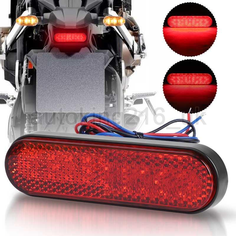 Luz trasera de 24 LED para moto para correr lámpara de freno trasera universal moto