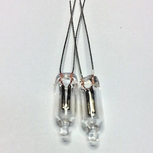 NE-2H = C2A (two pack) 1/4w Wire Lead Neon Light Bulbs 25,000 Hours - Picture 4 of 5