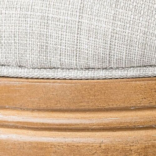 Maven Lane Round Backless Kitchen Swivel Stool, Weathered Oak, Counter Height - Picture 7 of 7