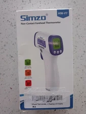 SIMZO Non-Contact Forehead Thermometer...C Reading LCD Display.New