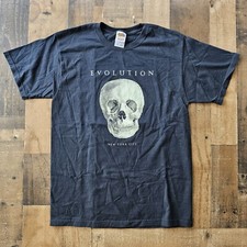 Natural History Museum Soho New York Evolution Skull T Shirt Medium