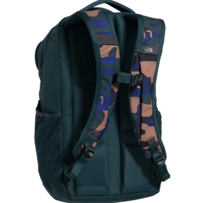 north face backpack blue camo Women's Recon in Shady Bandana Print & Shady Blue by The Shady Blue Bandana Print & Shady Blue 300D recycled polyester chin with PFC The North Face Jester Laptop