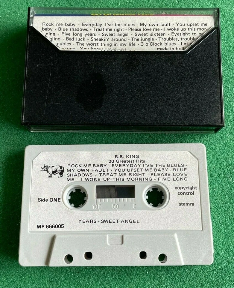 BB King - 20 Greatest Hits - Holland Import CASSETTE - Image 2 of 2