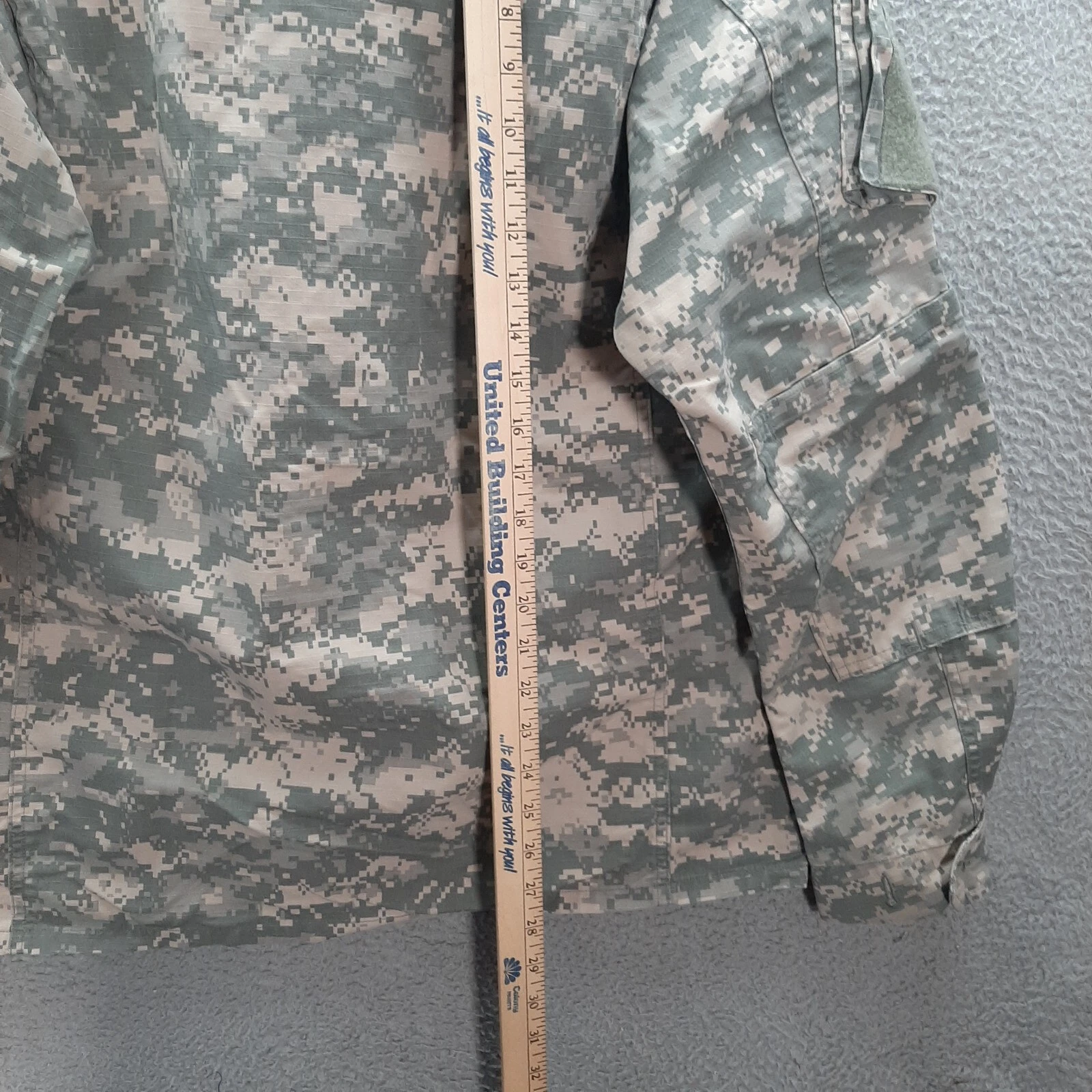 Military Jacket Adult Small Regular Digital Camouflage Army Combat Coat Ripstop - product detail image 4