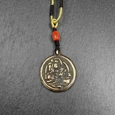 Old Tibetan Buddhist Thokcha Amulet Badge Shou-lao Star of Longevity