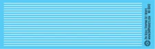 N Scale - Scale Striping Set 2in White