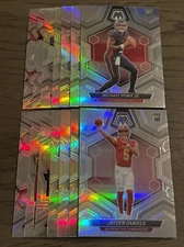 TRUE SILVER PRIZM 2024 Panini Mosaic NFL Football Cards You Pick/Choose! READ*