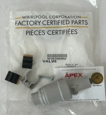 New Whirlpool W10786952 Refrigerator Valve Factory Certified Part  (R4-4)