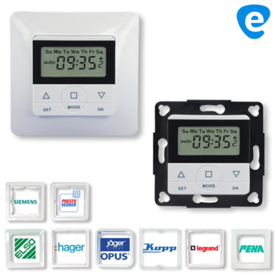 Rollo Timer Jalousie Schaltuhr Uhr CasaSpirit f. Hager Kopp Legrand Peha Siemens