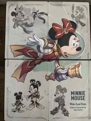 Minnie Mouse Card Puzzle Piece Full Set Disney Lorcana Floodborn