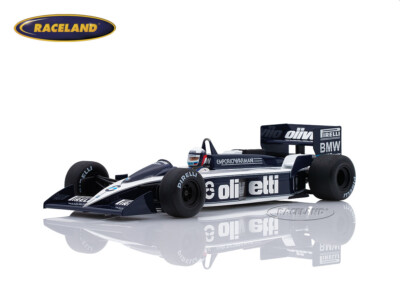 Brabham BT55 BMW Turbo F1 Olivetti GP Monaco 1986 Elio de Angelis, Spark 1:18