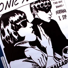RAYMOND PETTIBON ART SONIC YOUTH CONCERT POSTER