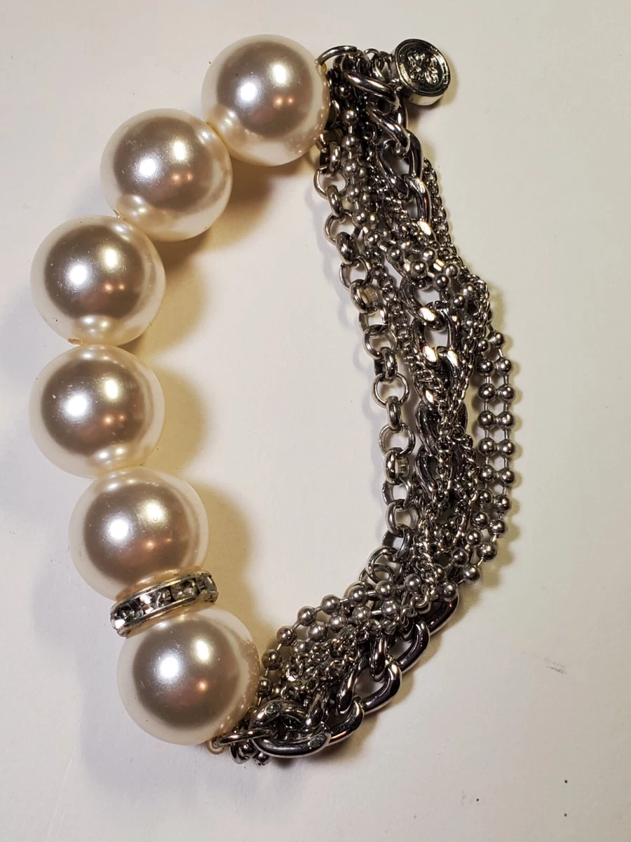 Vera wang pearl best sale bracelet