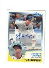 2018 Topps Series 1 Garrett Cooper 1983 Autograph
