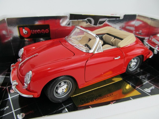bburago porsche 356b cabriolet 1961