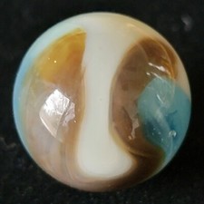 Killer Vitro Agate HTF Brown Brushed V Patch Vintage Marble M- 5/8