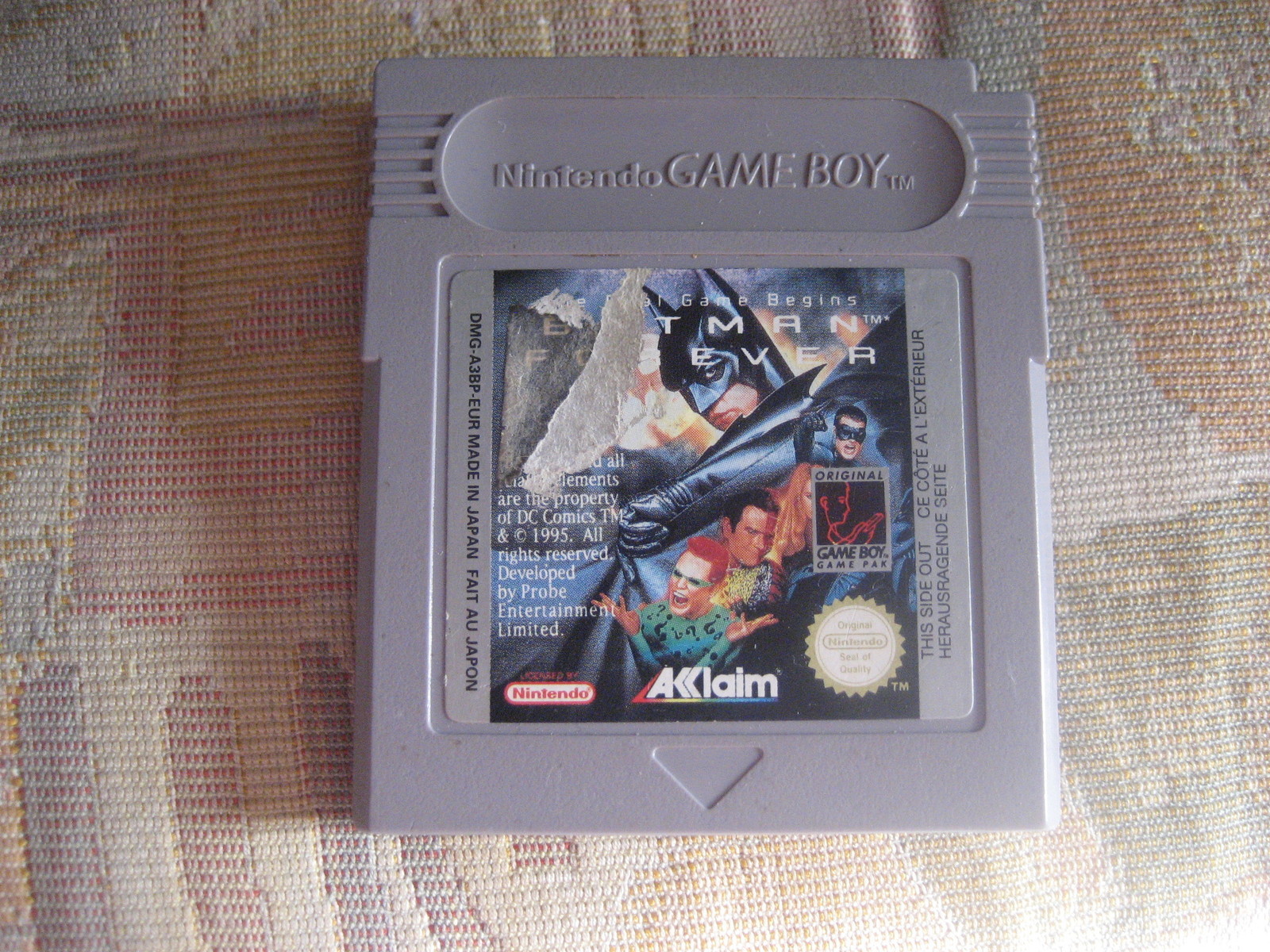 jeu nintendo game boy    batman forever