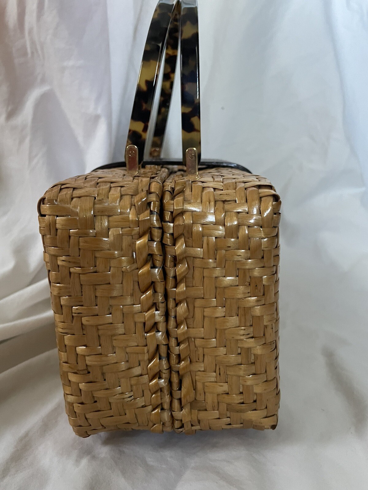 Vintage Kate Spade Italian Wicker Handbag image 6