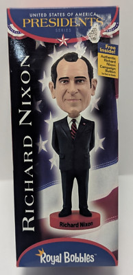 Royal Bobbles Presidents Richard Nixon bobblehead figure 010306 No Button