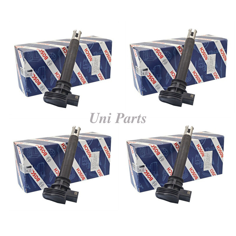 4PCS BOSCH Ignition Coil 04E905110C For Audi A3 Q3 VW Jetta GOLF Tiguan