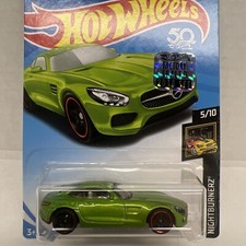 2018 Hot Wheels '15 Mercedes-AMG GT Green 264/365 Factory Sealed