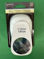 Recollections Craft Scrapbook Round CIRCLE Lever Hole Punch MEDIUM 1.5 in 3.8cm