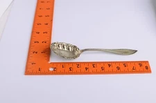 Antique Rogers Bros. A1 Silver Plated Shell Sugar or Jelly Spoon 5.75" Length