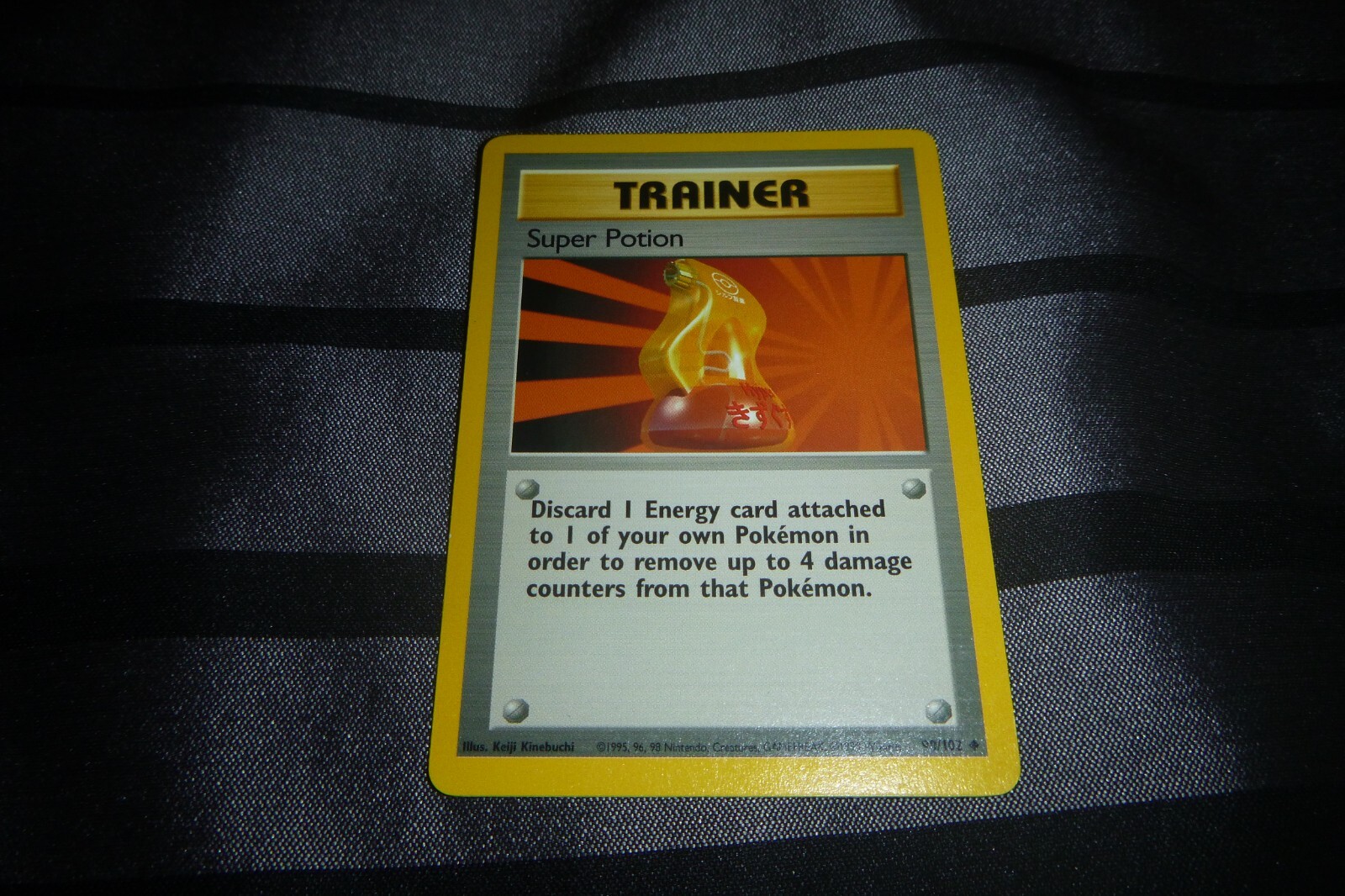 Pokemon Card Base Set Trainer Unlimited Super Potion 90/102
