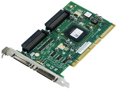 ADAPTEC ASC-39320A ULTRA320 SCSI PCI-X NORMAL PROFIL 2x U320 VHDCI 68-PIN
