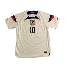 Used Nike USMNT Team USA Christian Pulisic #10 Dri-FIT ADV Jersey Size XL