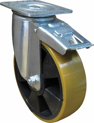 Schwerlastrollen Rolle Polyurethanrad ø100 125 150 160 200mm Kugellagerung