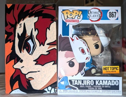Funko Pop! - Demon Slayer - Tanjiro Kamado #867 w/ Custom Protector