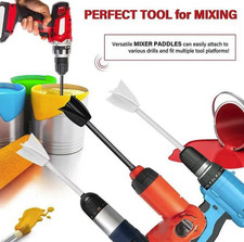 1pc Epoxy Resin Mixer Paddle Drill Attachment Paint Stirrer Tool - NEW