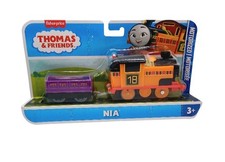 Thomas  Friends - Nia Motorized Engine  Purple Parade Car - New 