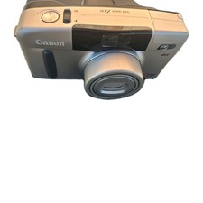 Canon Sure Shot Z135 35mm Point  Shoot Film Camera Broken Door Hook Stil Works