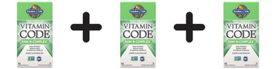 3 x Garden of Life Vitamin Code RAW B-Complex - 60 vcaps (423,94 EUR/kg)