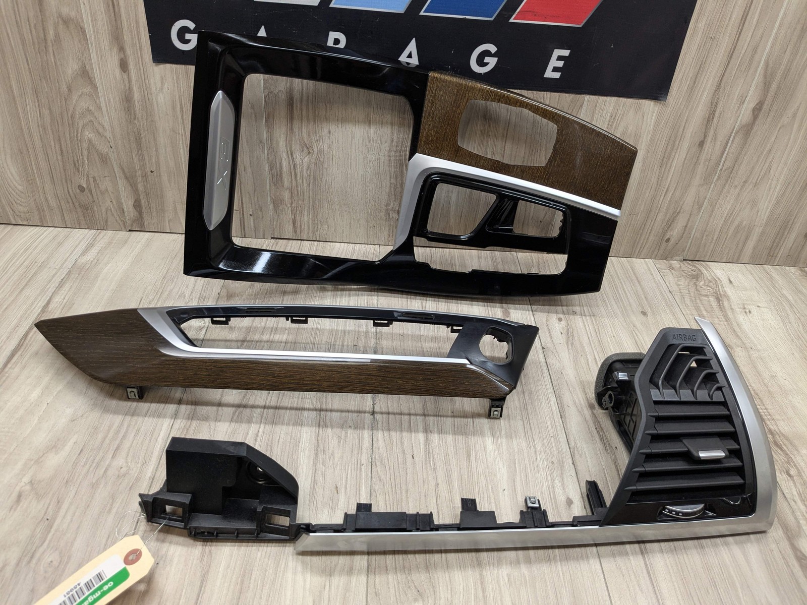 18-21 OEM BMW F97 G01 G02 X3 X4 Wood Center Console Dash Panel Interior Trim SET